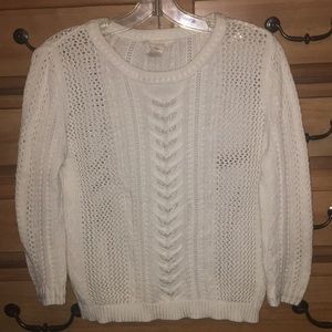 White Knit Sweater